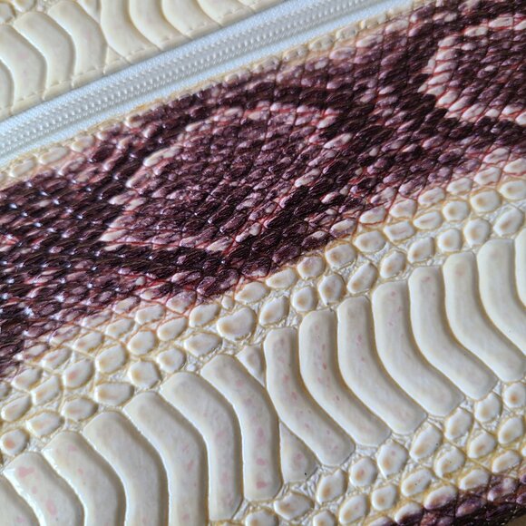 Faux Snake Clutch Purse - Picture 4 of 8